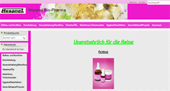 Desktop Screenshot of hesanol-online-shop.de